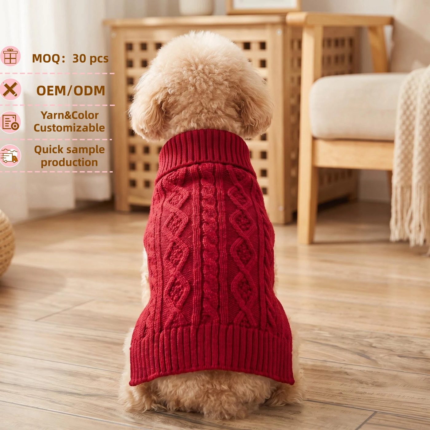 JIANCHI cw26054 knitwear detail photo 4