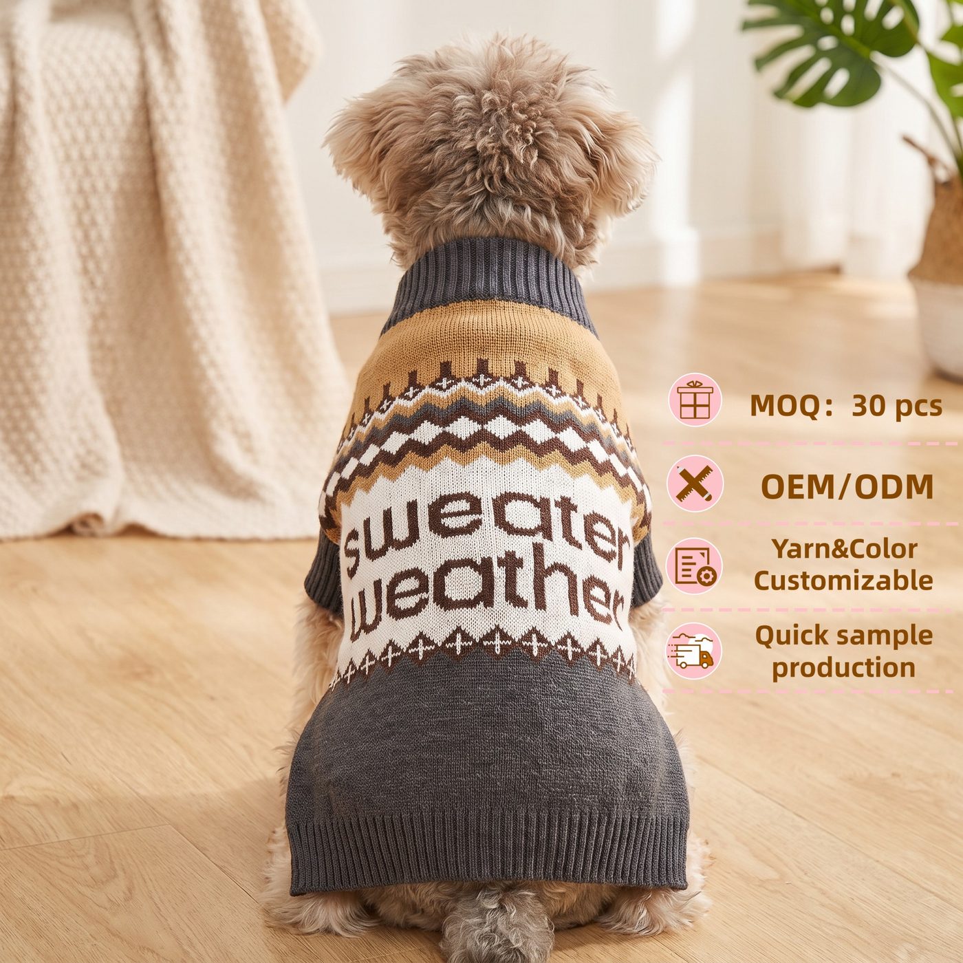 JIANCHI cw26068 knitwear detail photo 4