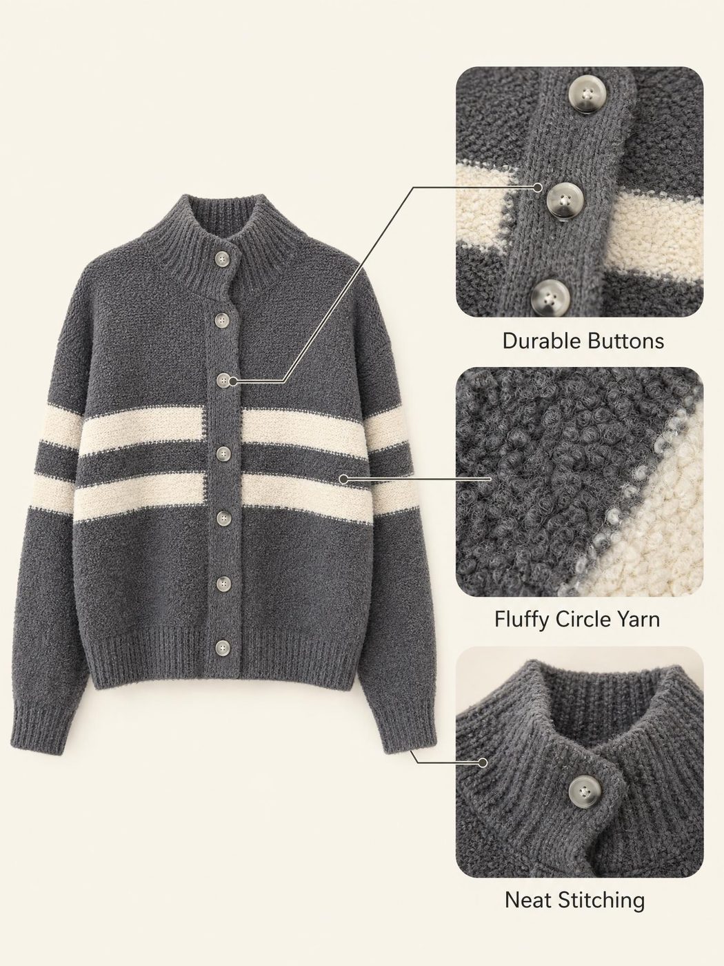 JIANCHI lk25006 knitwear detail photo 9